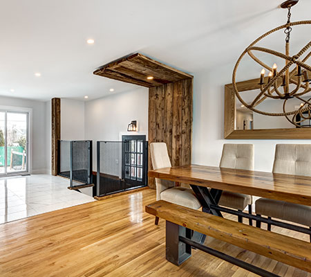 Plancher en bois franc